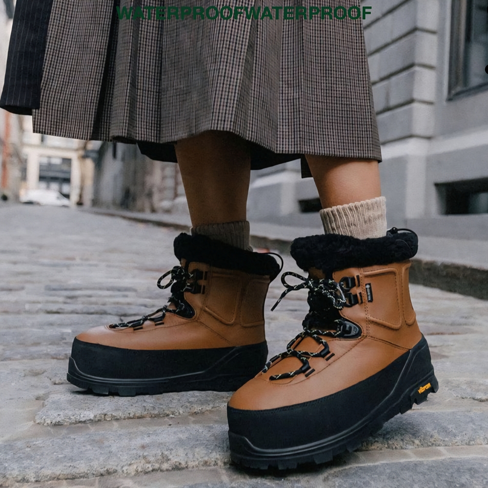 UGG Black and Brown Winter Boots